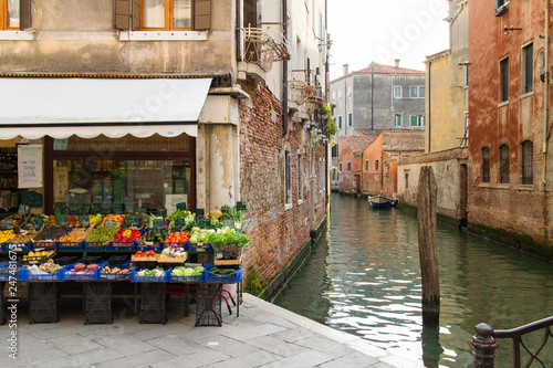 Fruit stand Venice Italy