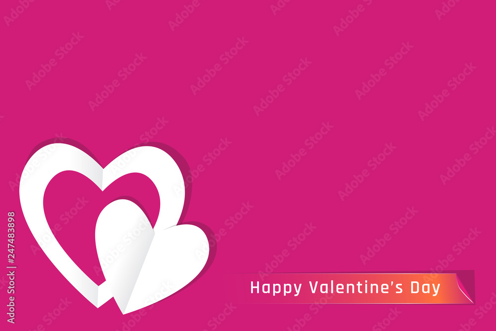 Happy Valentines Day greeting card