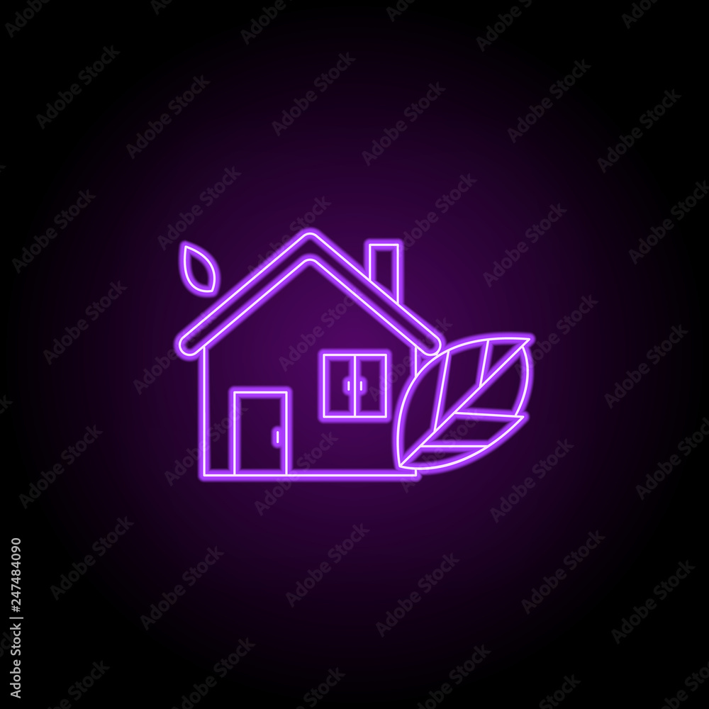 low energy house outline icon. Elements of Ecology in neon style icons. Simple icon for websites, web design, mobile app, info graphics low energy house outline icon. Elements of Ecology in neon style icons. Simple icon for websites, web design, mobile app, info graphics