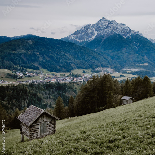 Häuschen in den Alpen