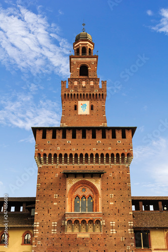 Sforza Castle (Castello Sforzesco) in Milan photo