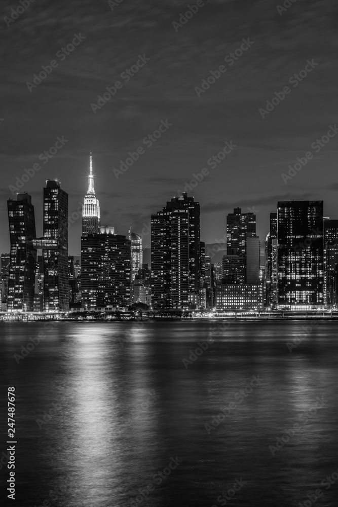 View of the Midtown Manhattan skyline from Long Island City, New York City