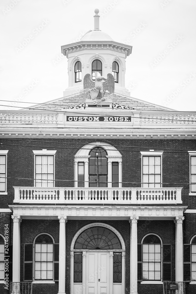 The Custom House in Salem, Massachusetts