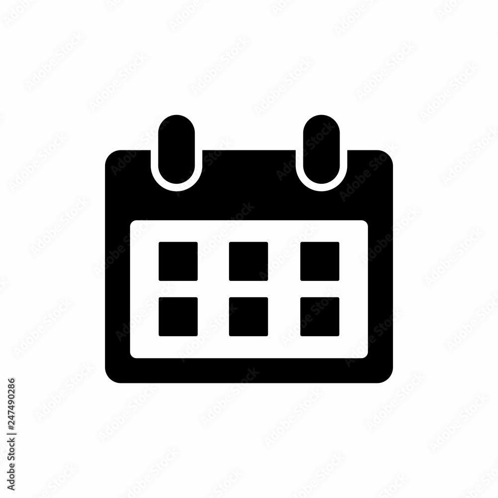 Calendar vector icon Calendar vector icon