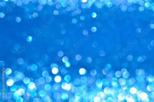 blue glitter abstract background 