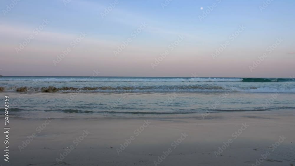 Wave on a sandy beach at south shore of Phuket island, Thailand. Wave on a sandy beach at south shore of Phuket island, Thailand.
