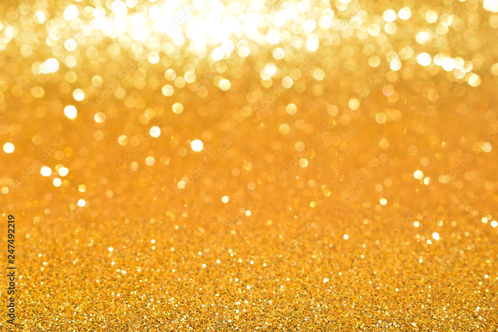 golden glitter abstract background	