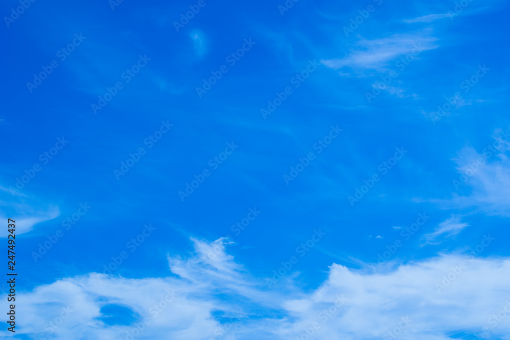 clouds on the blue sky clouds on the blue sky