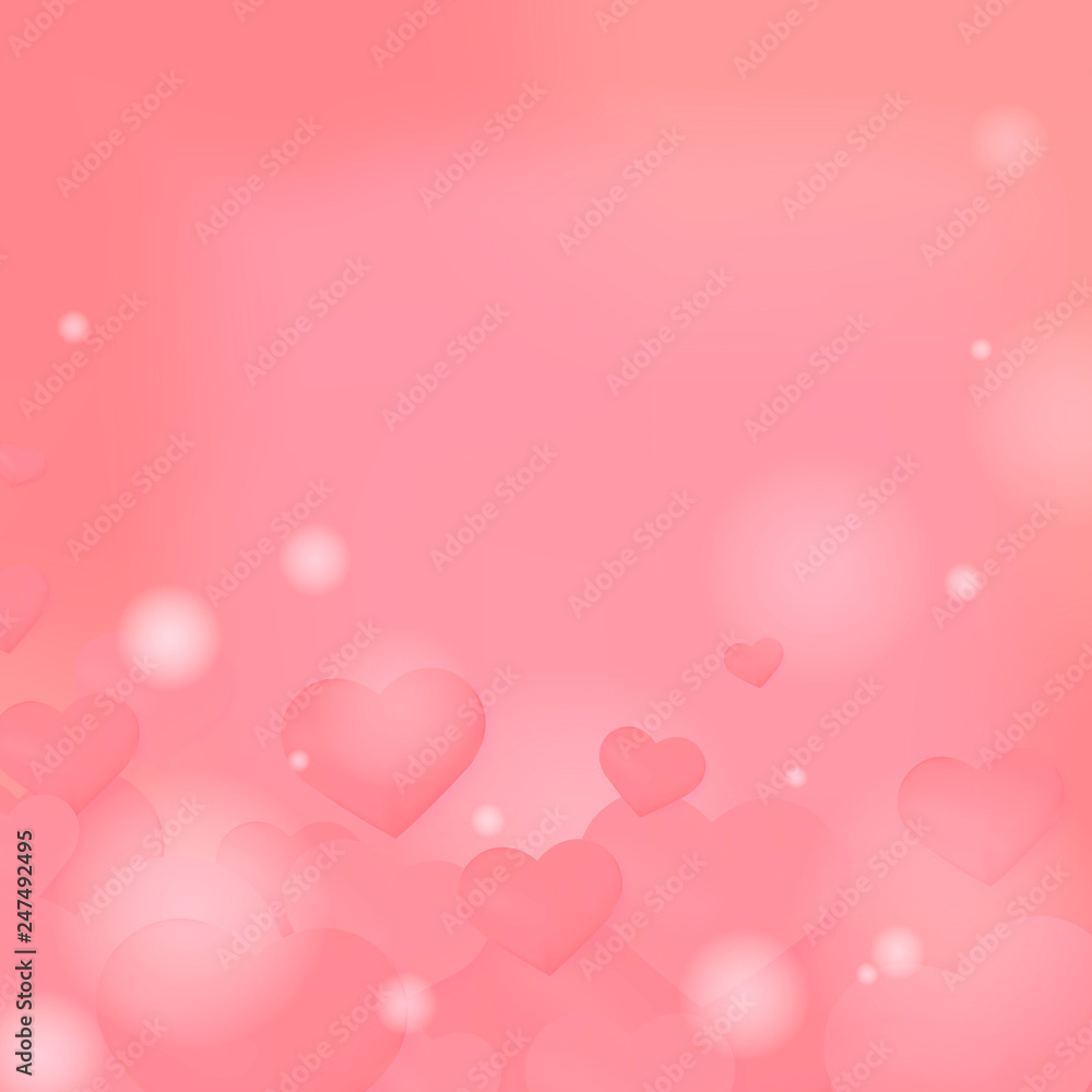 Valentine's day background illustration