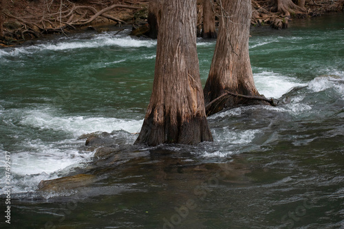 High Water on the Guadalupe River, Gruene, TX