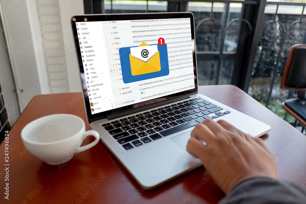 Mail Communication Connection message to mailing contacts phone Global Letters Concept Mail Communication Connection message to mailing contacts phone Global Letters Concept