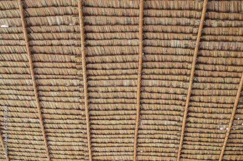 bamboo roof texture background