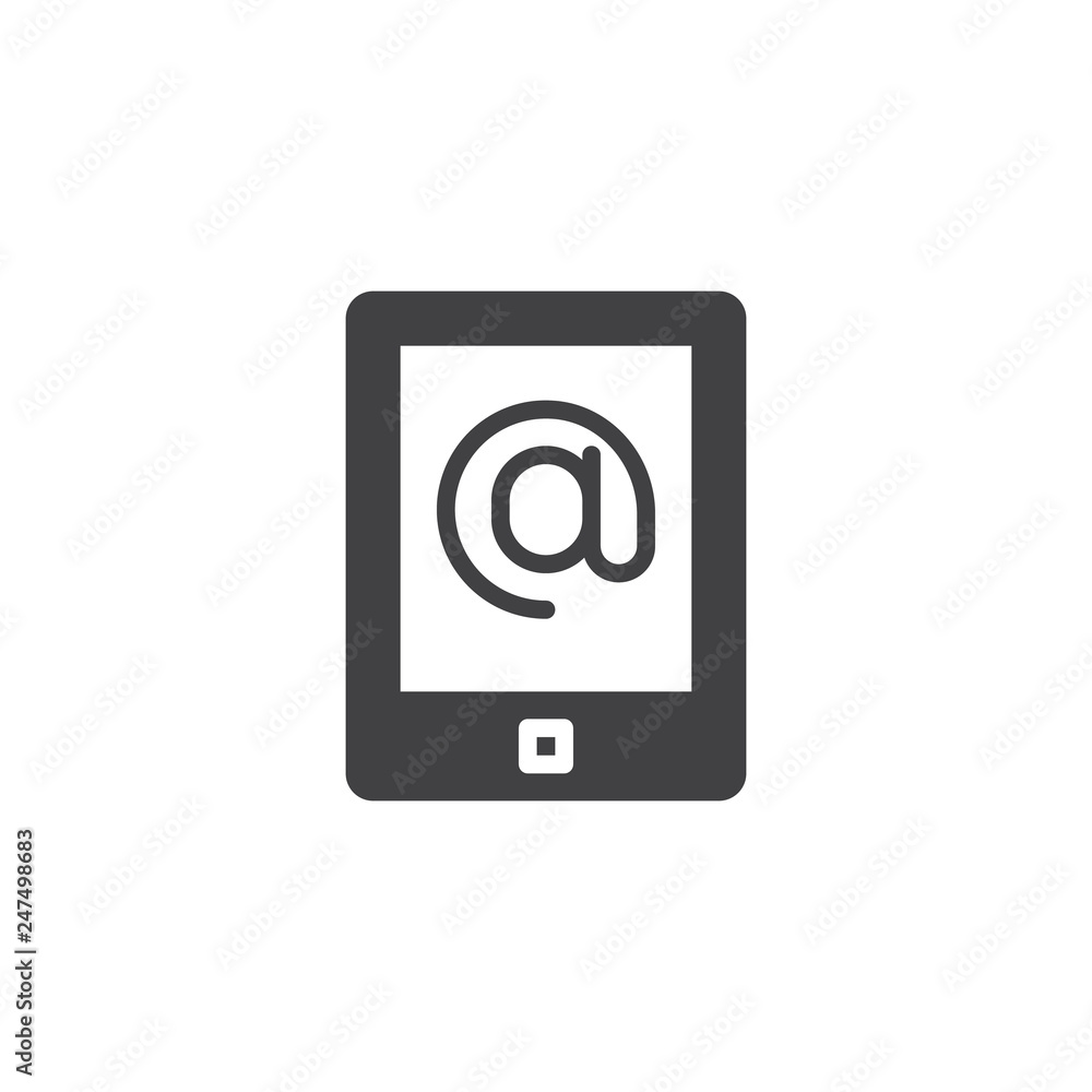 Mobile phone with Email vector icon. filled flat sign for mobile concept and web design. Smartphone mail simple solid icon. Symbol, logo illustration. Pixel perfect vector graphics Mobile phone with Email vector icon. filled flat sign for mobile concept and web design. Smartphone mail simple solid icon. Symbol, logo illustration. Pixel perfect vector graphics