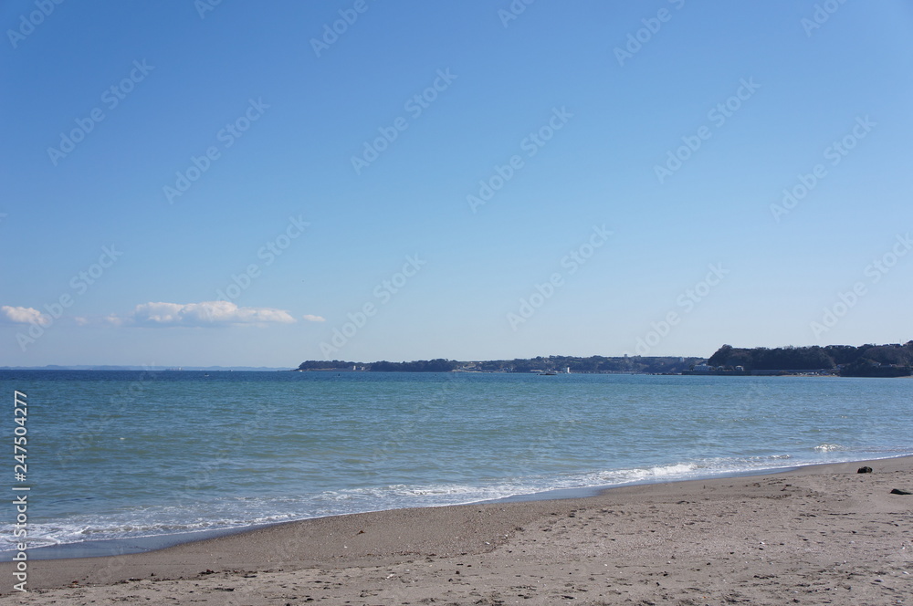 三浦海岸と青空(3)