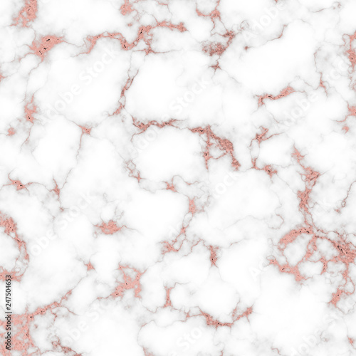 Wallpaper Mural marble with rose gold glitter texture Torontodigital.ca