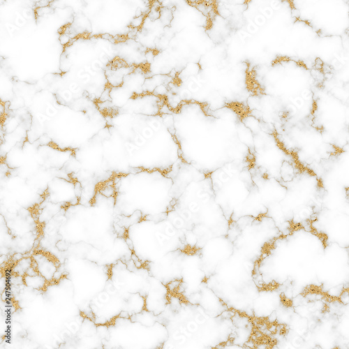 Wallpaper Mural marble with golden glitter texture Torontodigital.ca