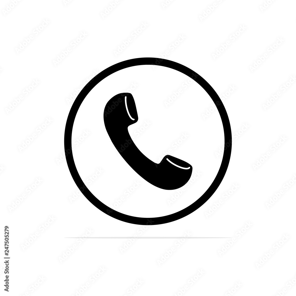 Phone icon. Vector concept illustration for design. Phone icon. Vector concept illustration for design.