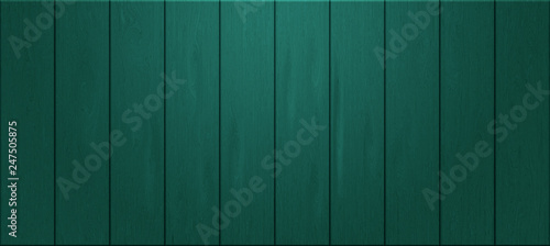 panoramic green wooden background
