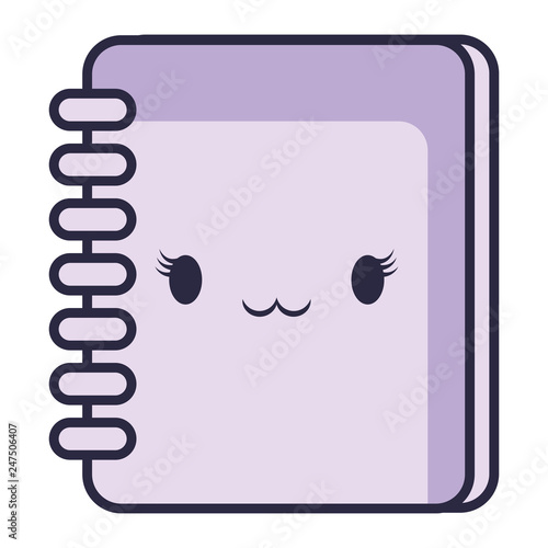 note book kawaii character