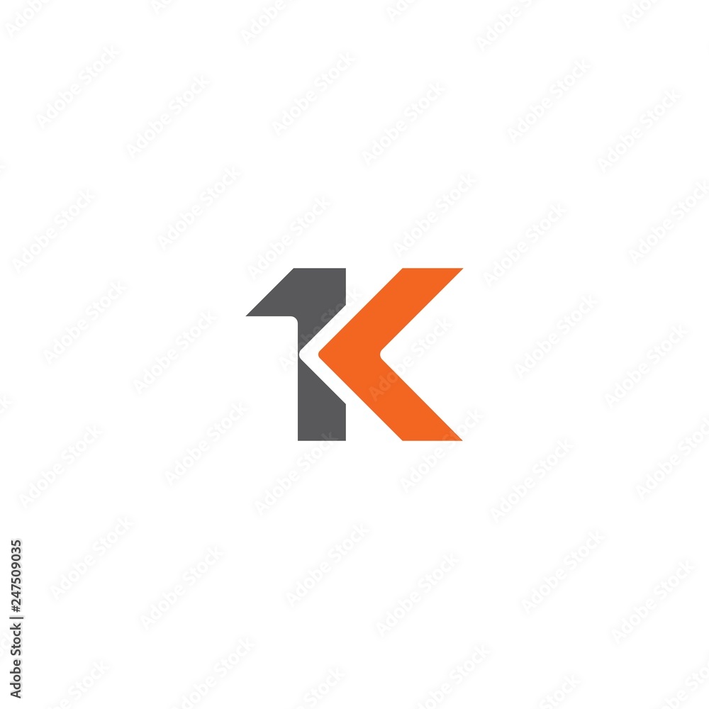 1k letter icon logo vector template 1k letter icon logo vector template