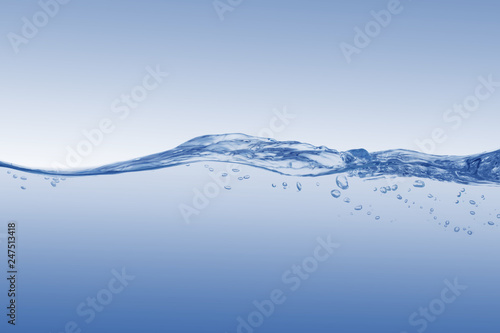Water splash isolated on white background  water