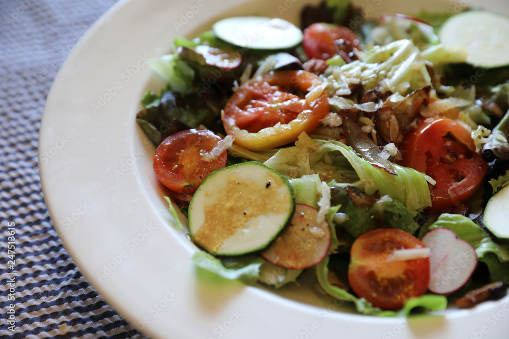 Fresh salad healthy food on table Fresh salad healthy food on table