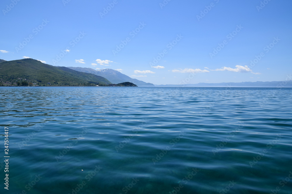 Ohrid lake. Ohrid, Macedonia.