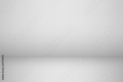 Vector white grey abstract background empty room with spotlight effect © ant