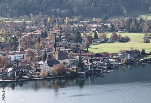 Rottach-Egern im Tegernseer Tal am Südufer des Tegernsees