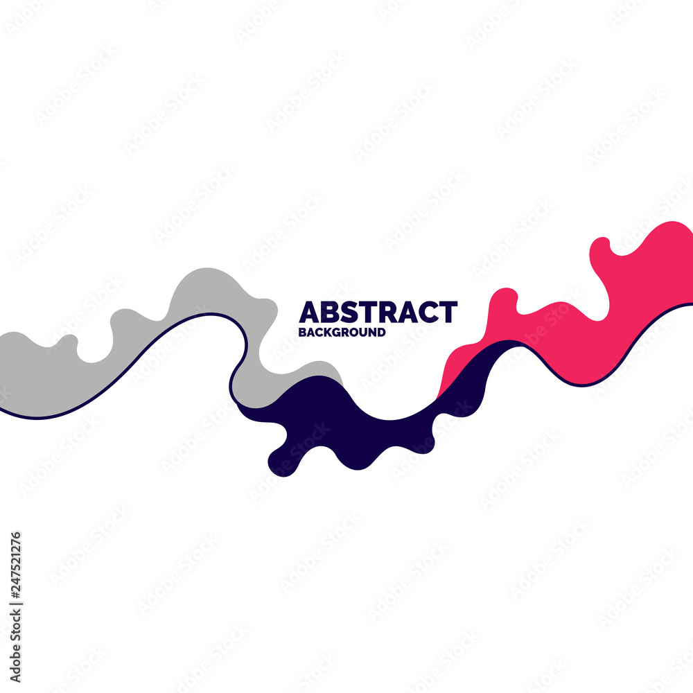 Trendy abstract background. Composition of amorphous forms. Trendy abstract background. Composition of amorphous forms.