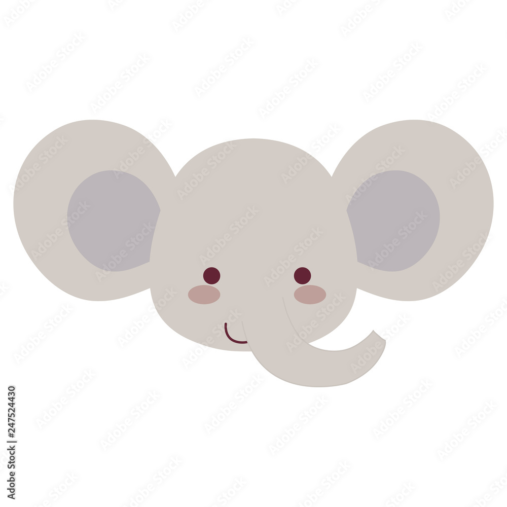 cute and little elephant character cute and little elephant character