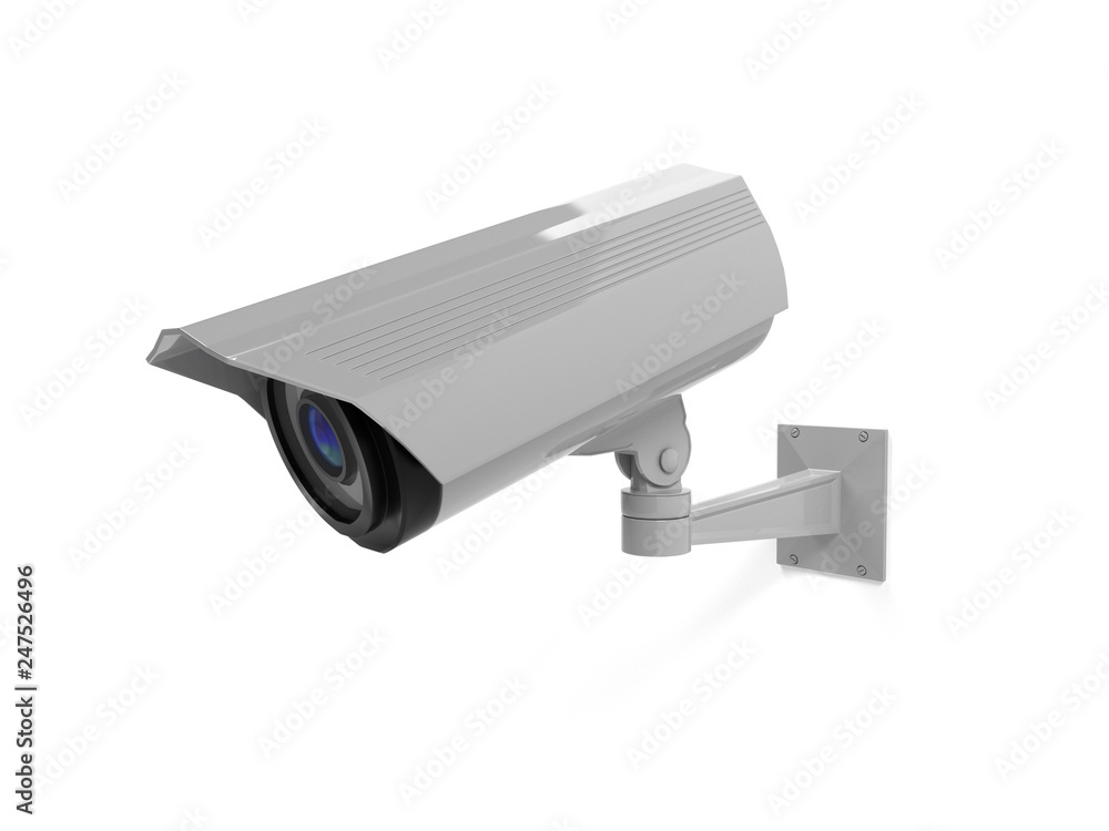 CCTV security camera. 3d rendering illustration CCTV security camera. 3d rendering illustration