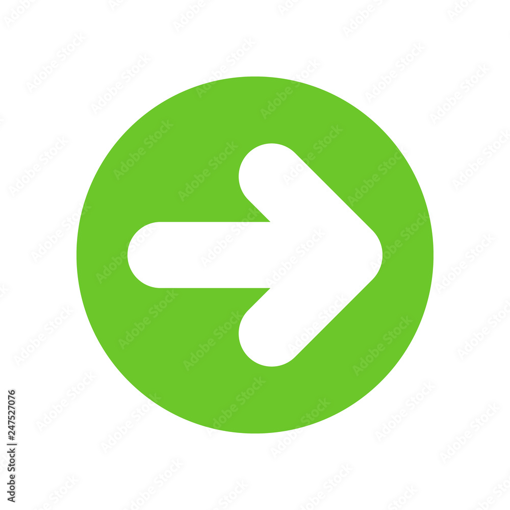 White right (next) arrow in green circle 2 White right (next) arrow in green circle 2