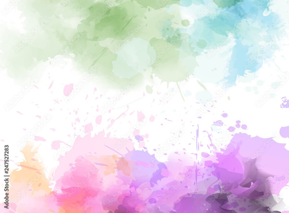 Waterocolor splash background Waterocolor splash background