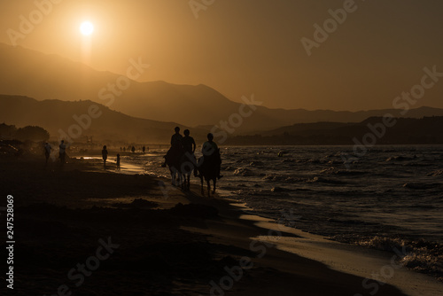 Horses on the beach © Jaroslav