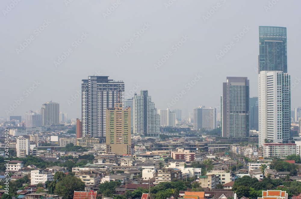 Bangkok air pollution.