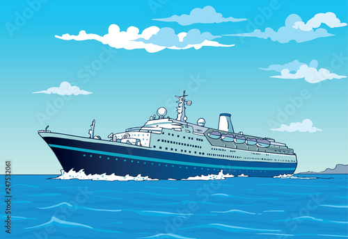 Ship sea