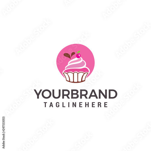 Cake And Cookies Logo Design Template