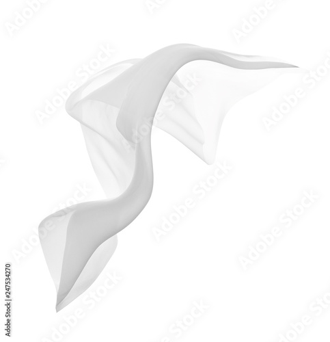 white cloth fabric textile wind Stock Photo