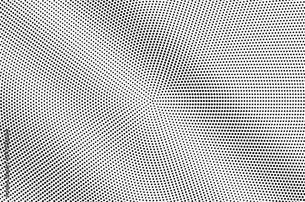 Black on white centered halftone texture. Smooth dotwork gradient. Dotted vector background. Black on white centered halftone texture. Smooth dotwork gradient. Dotted vector background.