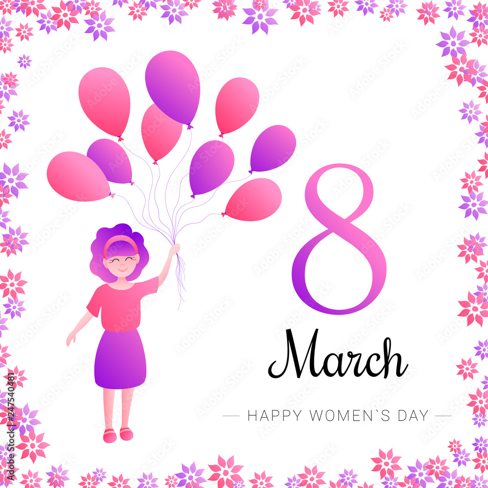 8 march girl