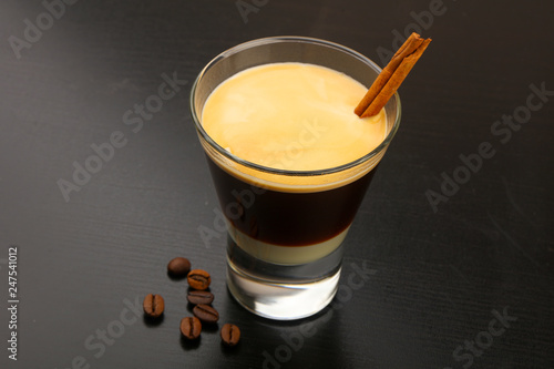 Espresso with condenced milk photo