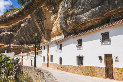 Setenil de las Bodegas village, one of the beautiful white villages of Andalusia, Spain