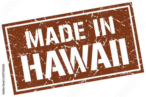 made in Hawaii stamp
