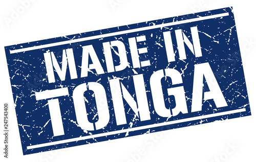 made in Tonga stamp