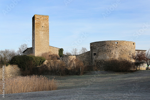 Rondel und Turm der Stadtmauer von Staßfurt