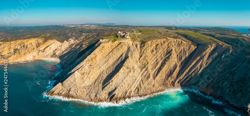 Aerial drone view of cape 