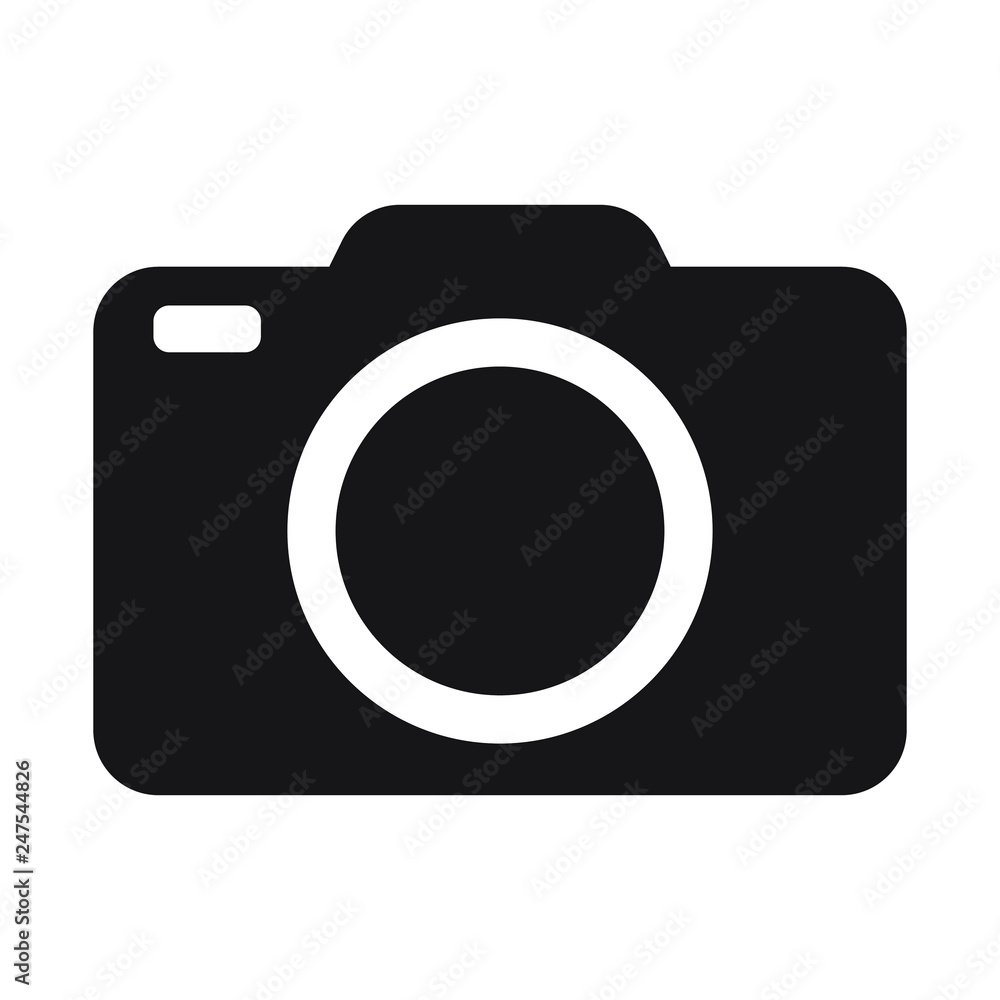 Photo camera vector icon Photo camera vector icon
