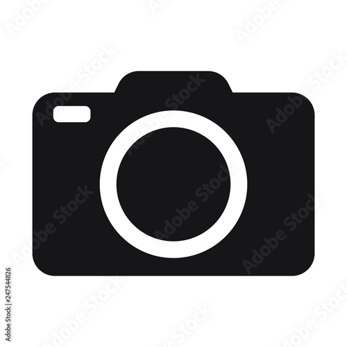 Photo camera vector icon