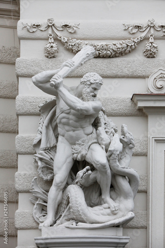 Hercules fighting the Hydra, Hofburg, Vienna